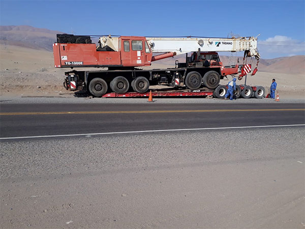 Servicio logístico de transporte pesado